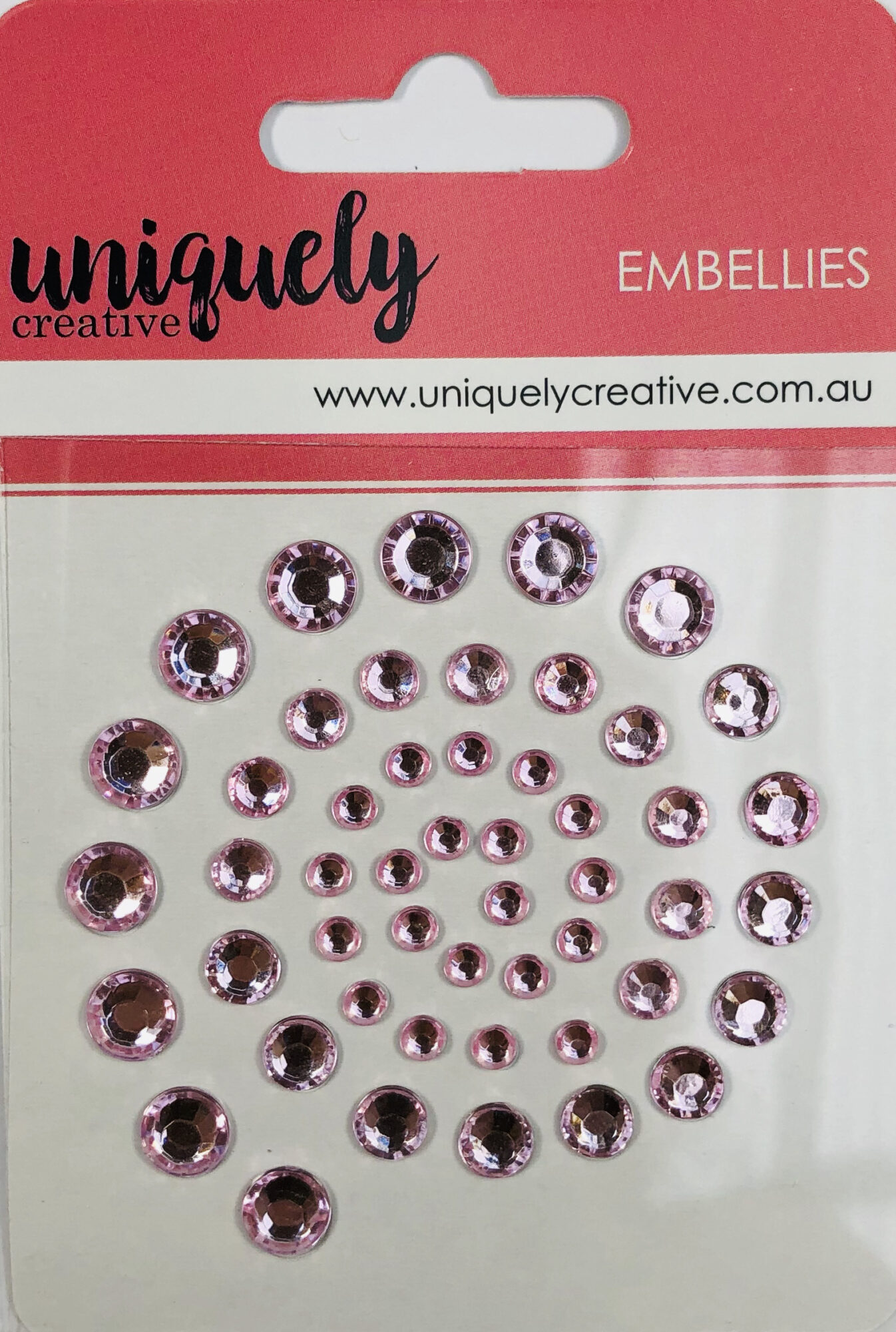 Uniquely Creative Rhinestones Pink Sensational Crafts