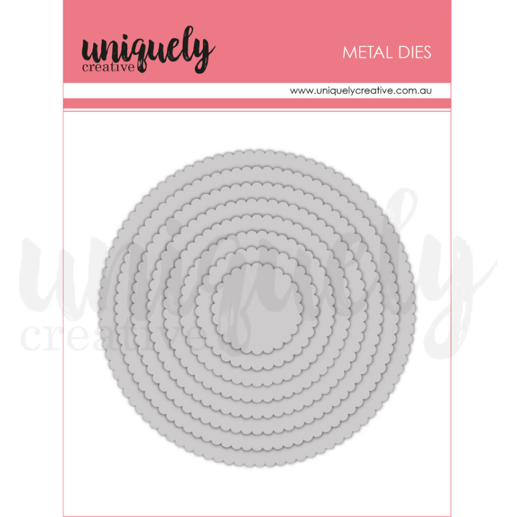 UC Die Nesting Scalloped Circle Sensational Crafts